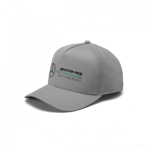 Mercedes Baseball Cap, Racer, Adult, Grey, 2019