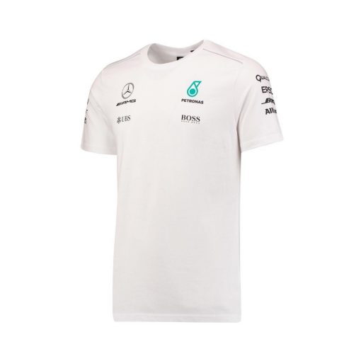 Mercedes Kids T-shirt, Team, White, 2017