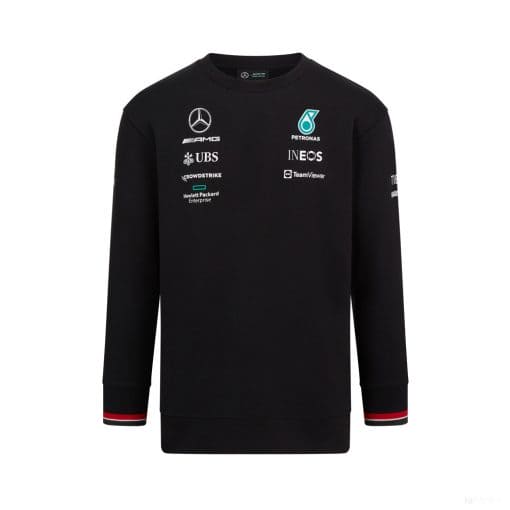 Mercedes Sweater, Crew, Black, 2022