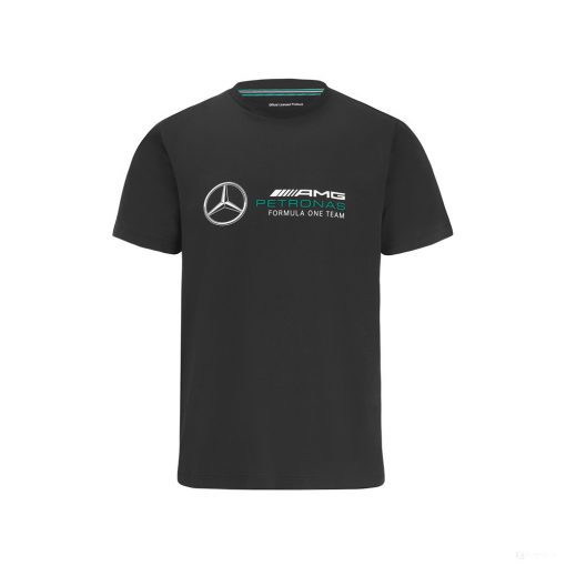 Mercedes T-Shirt, Large Logo, Black, 2022