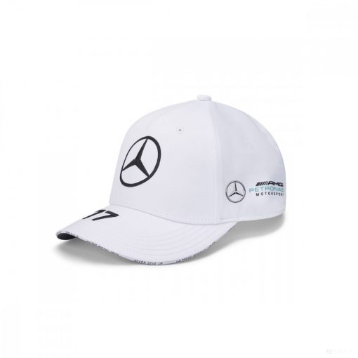 Mercedes Baseball Cap, Valtteri Bottas, Adult, White, 20/21