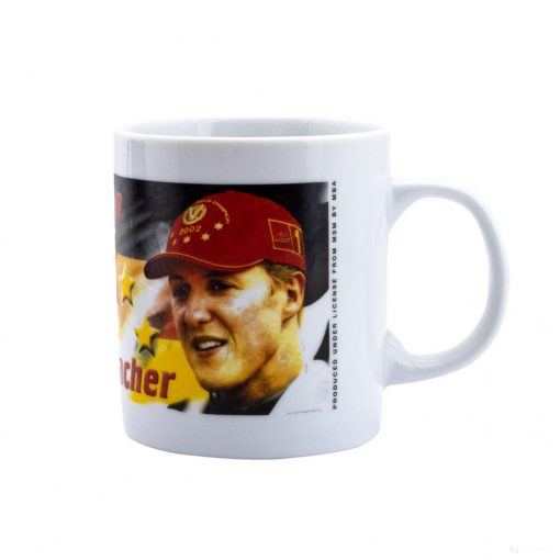 Michael Schumacher Mug, 5th World Championship, 300 ml, White, 2002