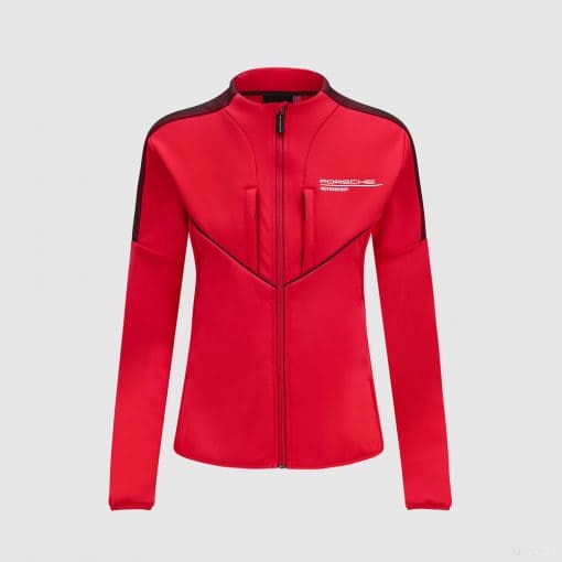 Porsche Fanwear Womens Softshell Jacket, Red, 2022