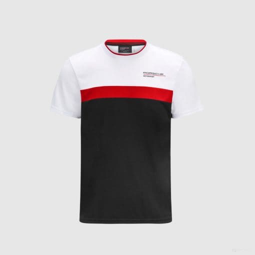 Porsche T-Shirt, Colour Block, Black, 2022