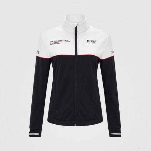 Porsche Womens Team Softshell Jacket, Black, 2022