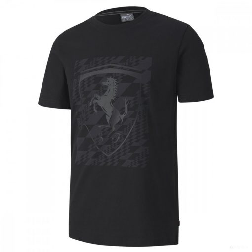 Ferrari T-shirt, Puma Big Shield+, Black, 2020