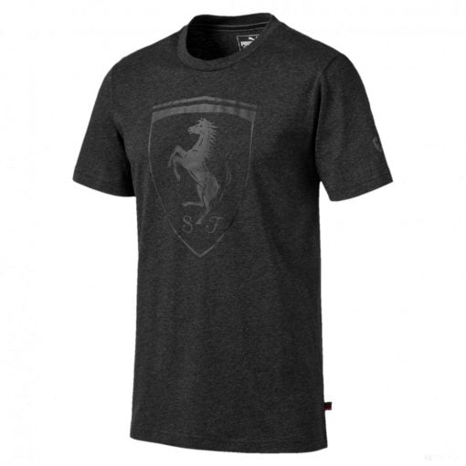 Ferrari T-shirt, Puma Big Shield, Grey, 2019