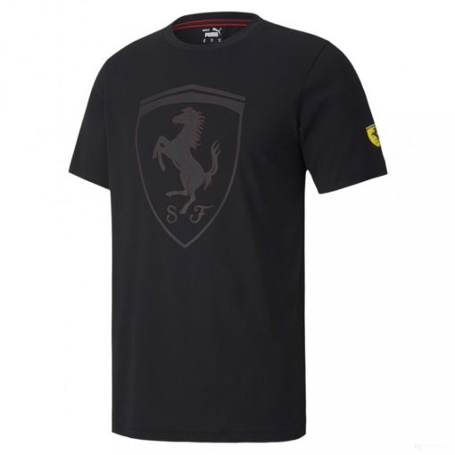 Ferrari T-shirt, Puma Race Big Shield, Black, 2020