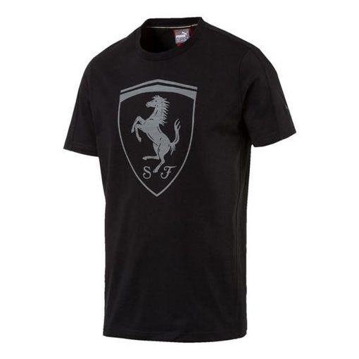 Ferrari T-shirt, Puma BigShield, Black, 2017