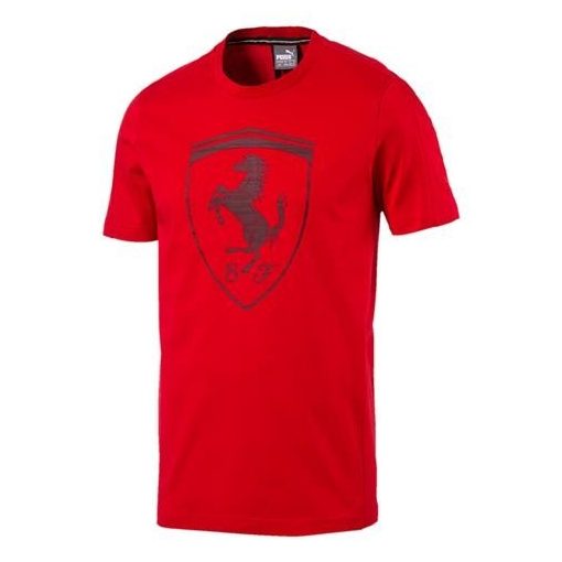 Ferrari T-shirt, Puma BigShield, Red, 2017