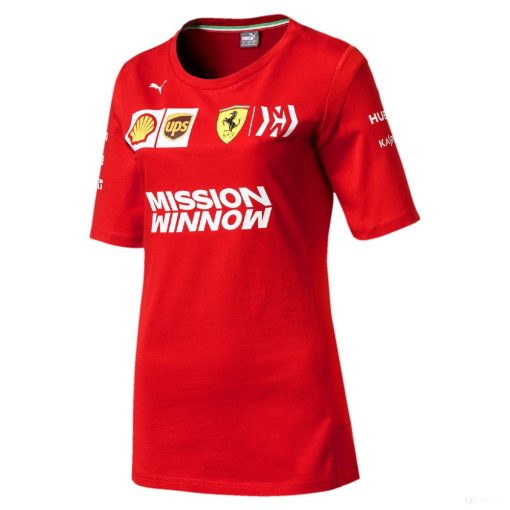 Ferrari Womens T-shirt, Puma Team, Red, 2019