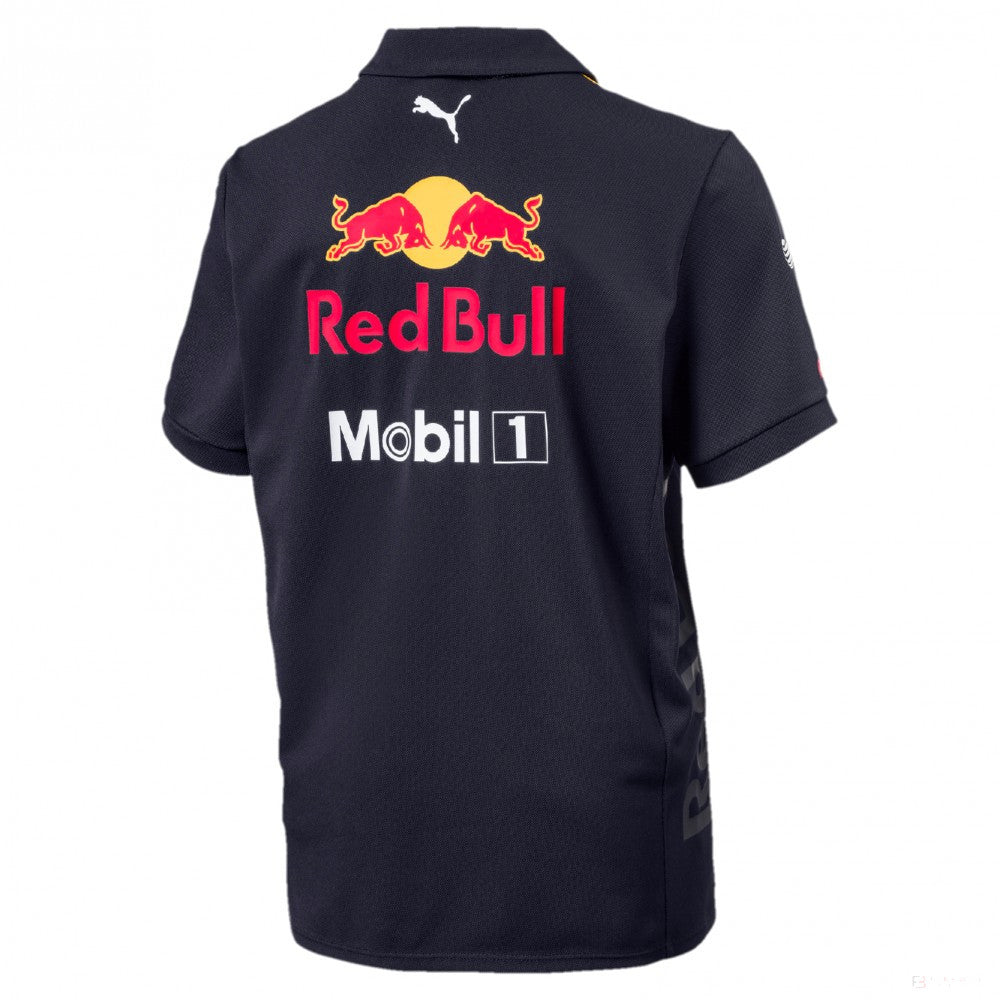 Red Bull Kids Polo, Team, Blue, 2018