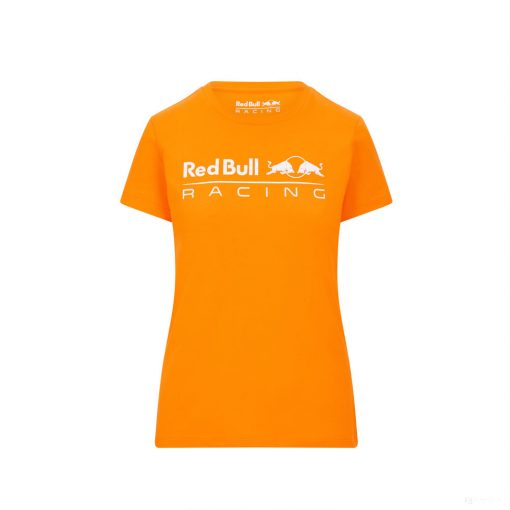 Red Bull Womens T-shirt, Large Logo, Orange, 2021