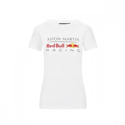 Red Bull Womens T-shirt, Logo, White, 2020