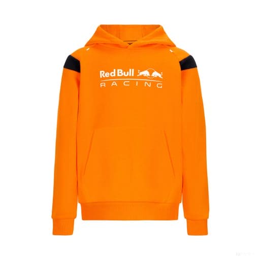 Red Bull Max Verstappen Kids Sweater, Hooded, Orange, 2022