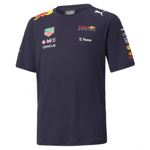 Red Bull Team Kids T-shirt, Blue, 2022