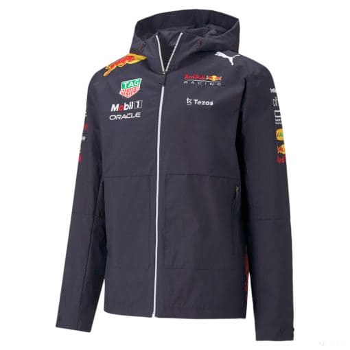 Red Bull Team Rain Jacket, Blue, 2022