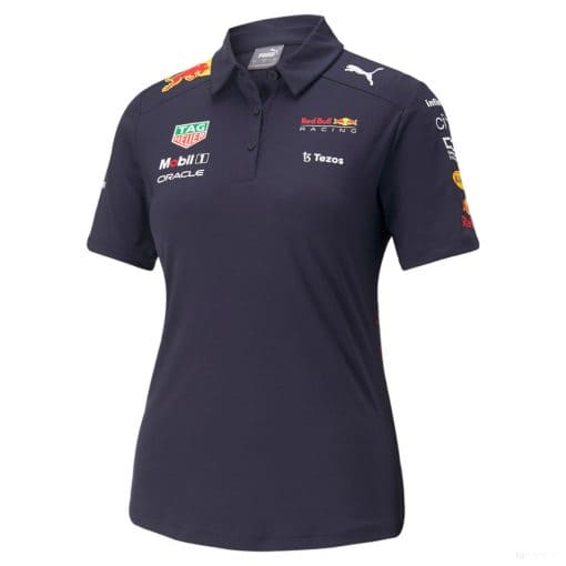 Red Bull Team Womens Polo, Blue, 2022