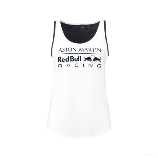 Red Bull Womens Top, Racer, White, 2018