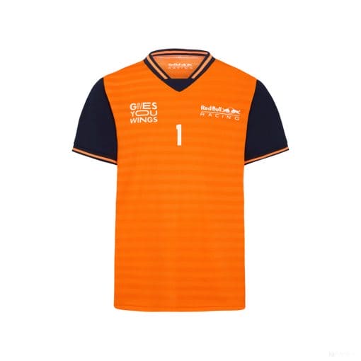 Red Bull T-Shirt, Max Verstappen Sportswear, Orange, 2022