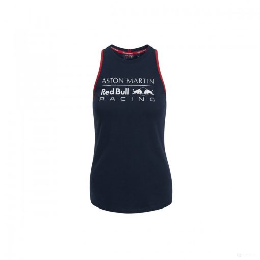 Red Bull Womens Top, Team Logo, Blue, 2019