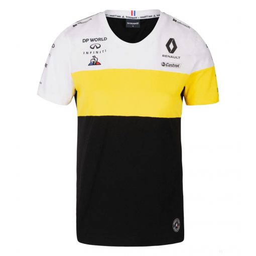 Renault Womens T-shirt, Team, Black, 2020