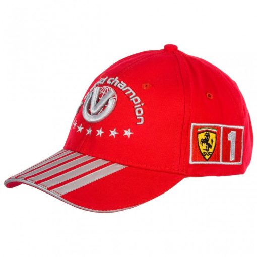 Michael Schumacher Kids Baseball Cap, World Champion, Red, 2015