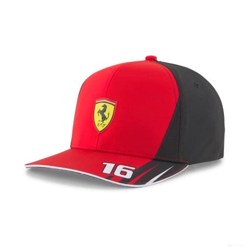 Puma Ferrari Leclerc LC Baseball Cap, Red, 2022